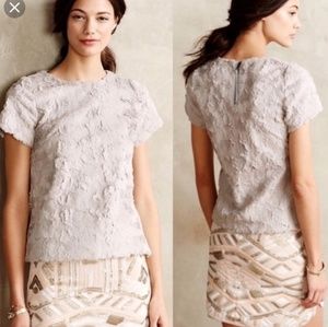 Anthropologie Leifsdottir Faux Fur Top Size Medium